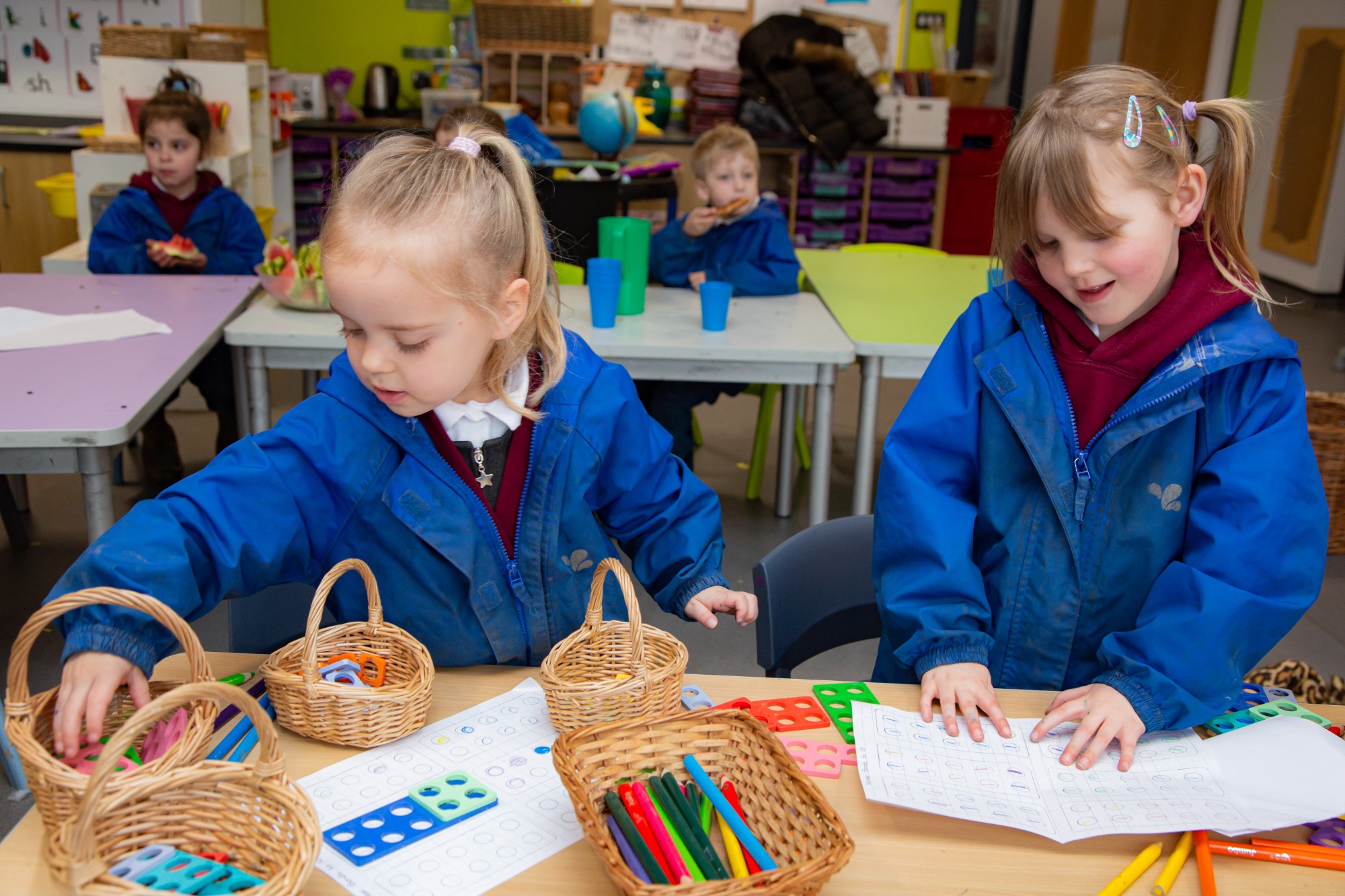 children from reception class