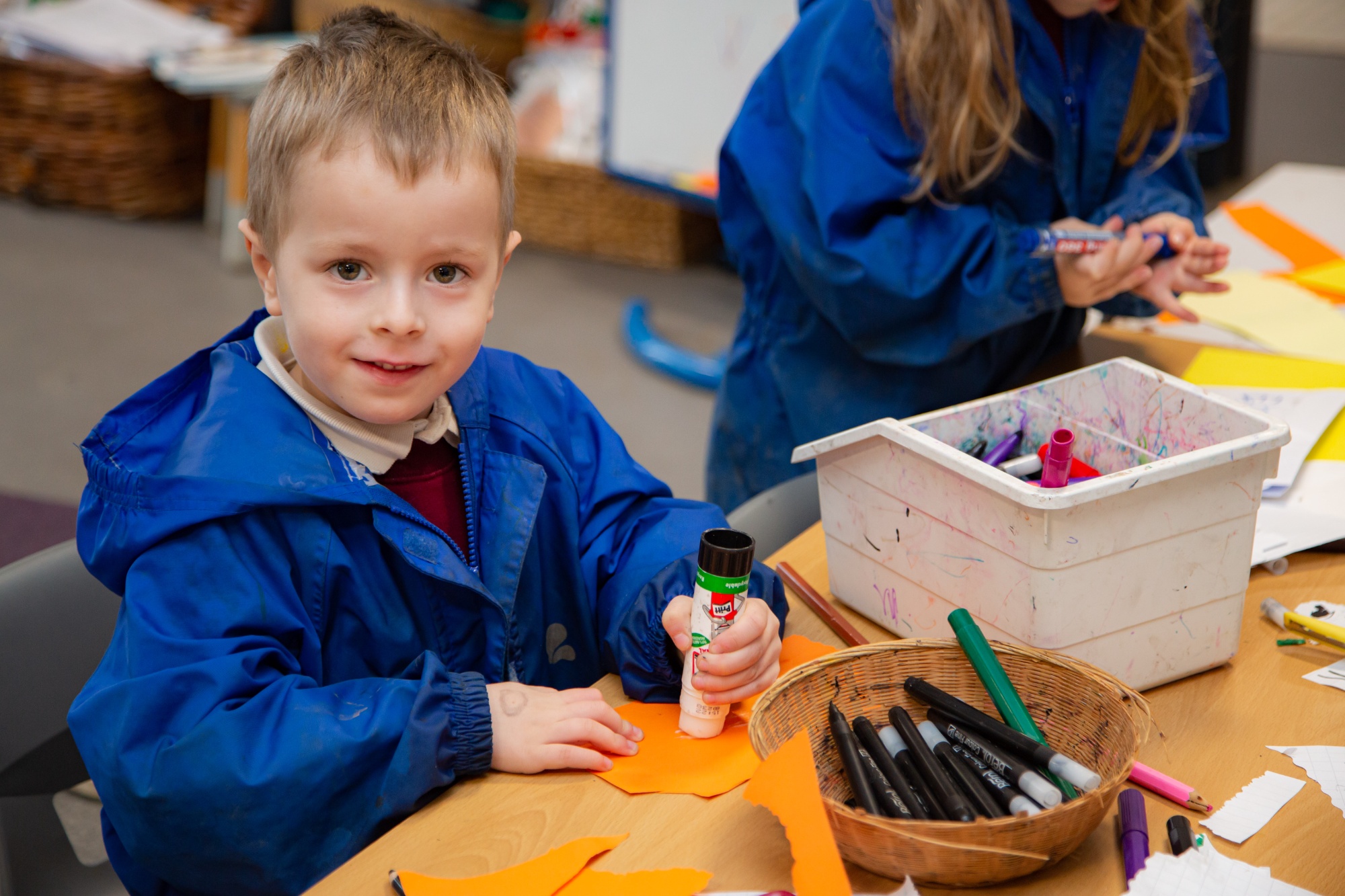 child in class