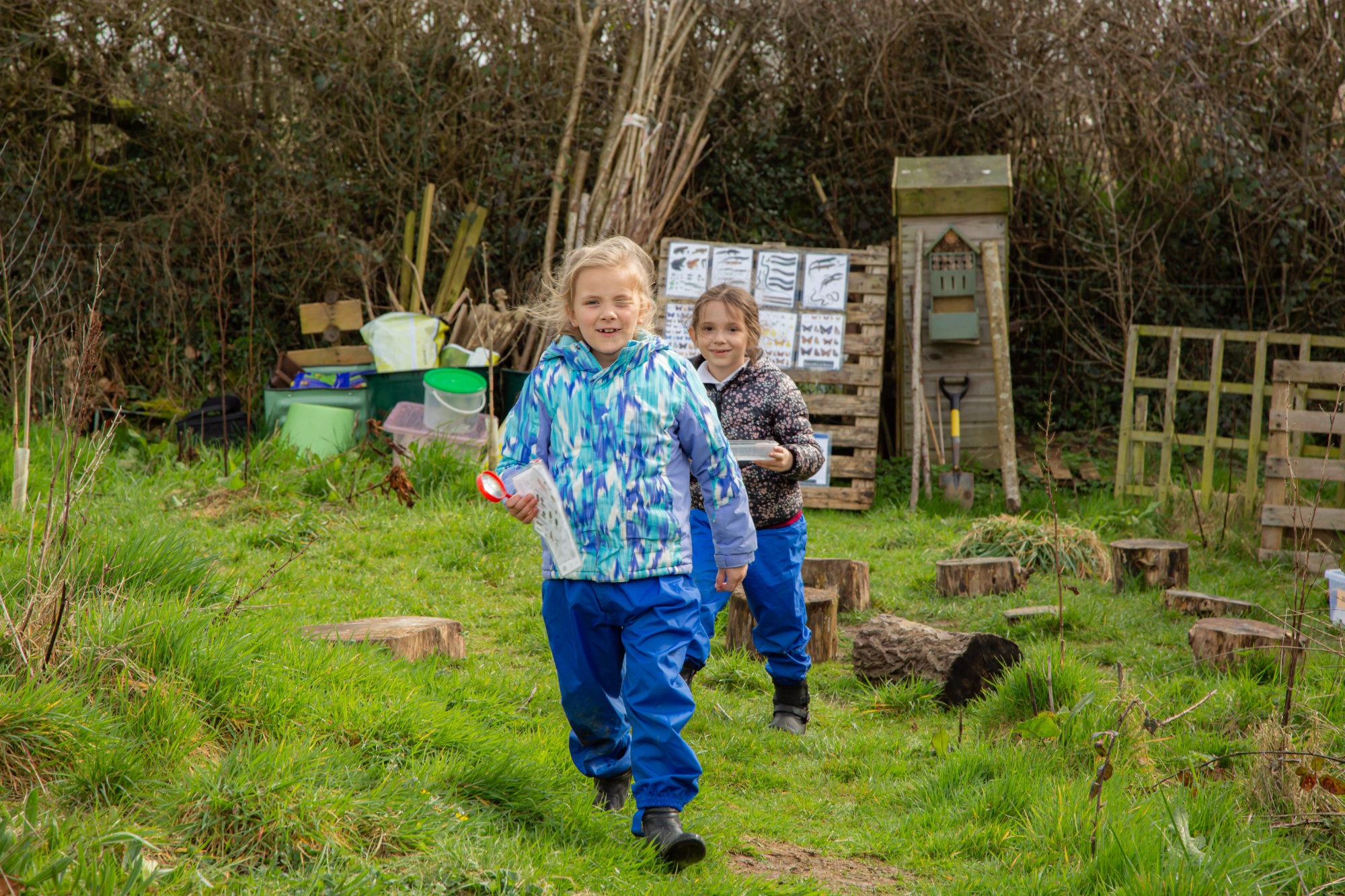 children at forest school